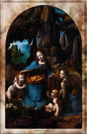 Virgin Of The Rocks by Leonardo da Vinci